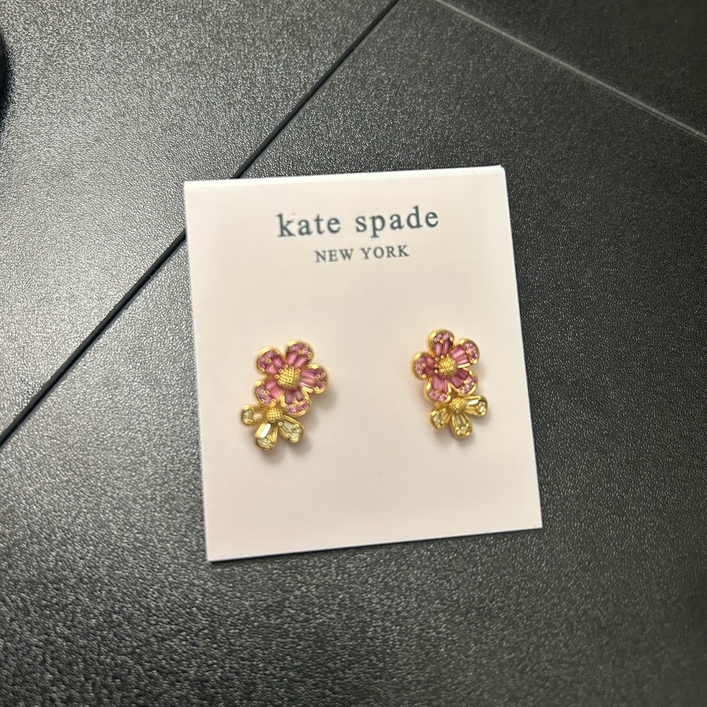 Kate Spade Flower Earrings - Picture 2 of 3